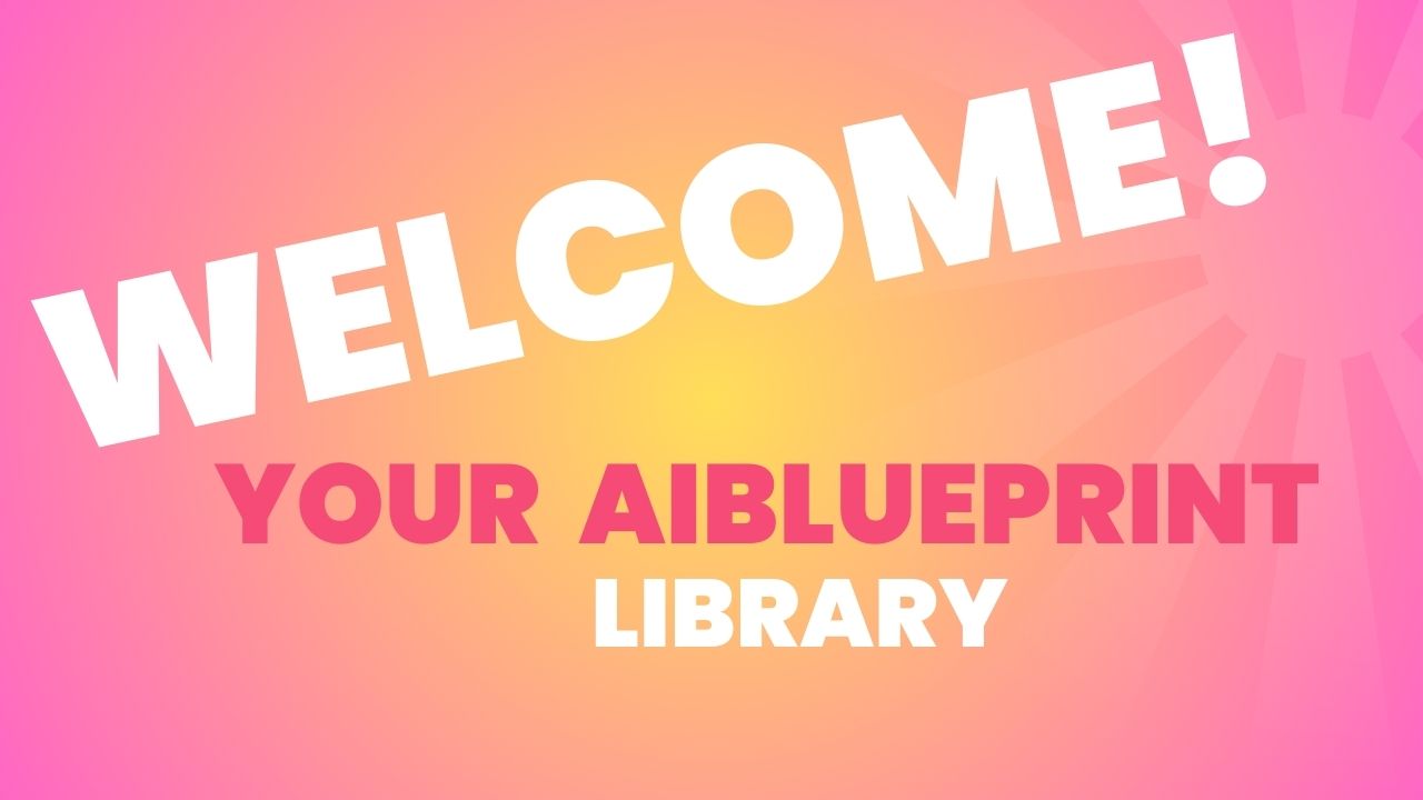 Welcome Your blueprint library